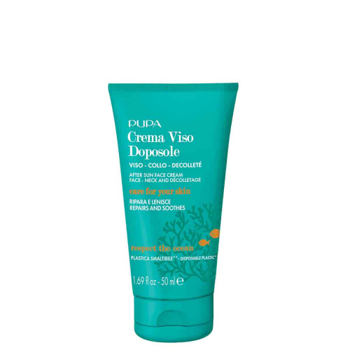 Pupa - Crème apres-soleil visage cou et décolleté, répare et apaise - 50 ml