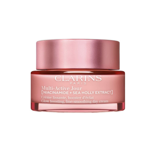 Clarins - Multi-Active Jour - Crème lissante, booster d’éclat Peaux sèches